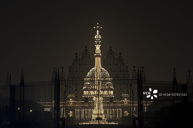 印度新德里总统府图片素材