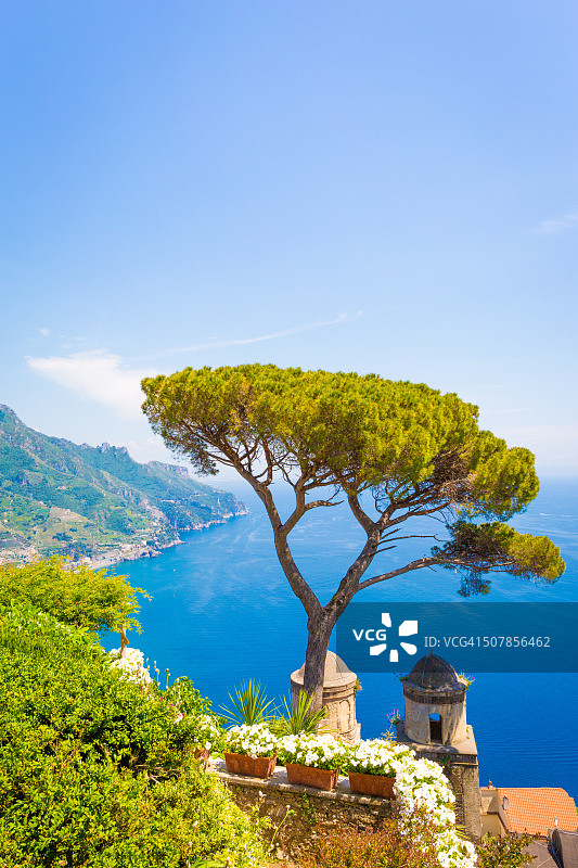 拉韦洛，阿马尔菲海岸图片素材