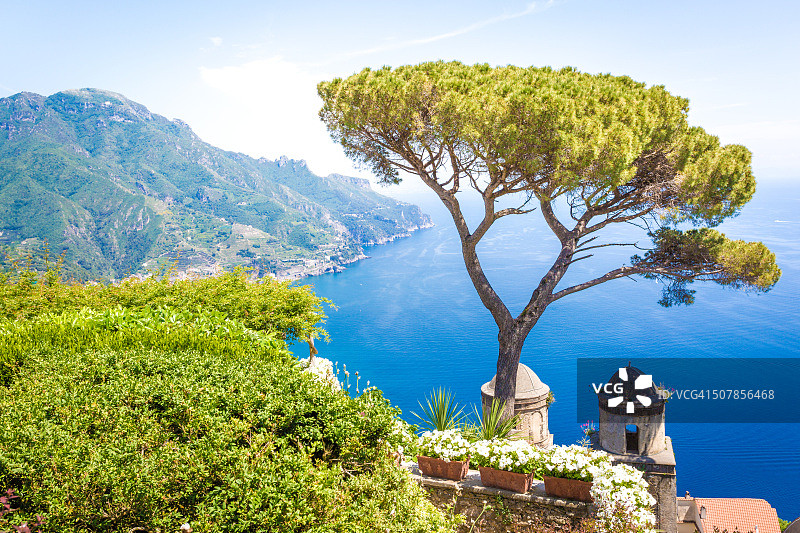 拉韦洛，阿马尔菲海岸图片素材