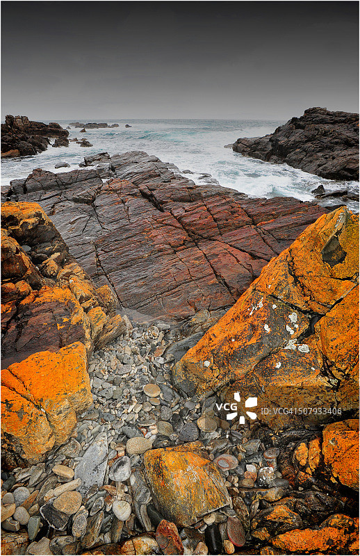 澳大利亚塔斯马尼亚州巴斯海峡的国王岛图片素材