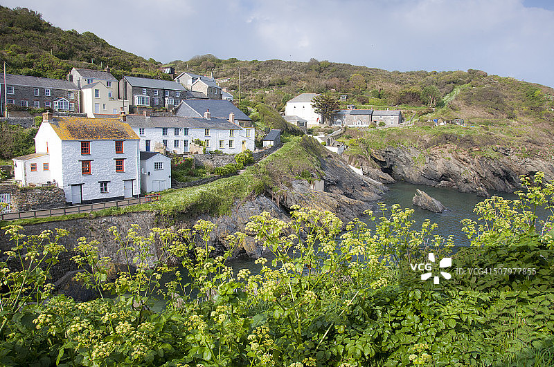 康沃尔的波特洛图片素材