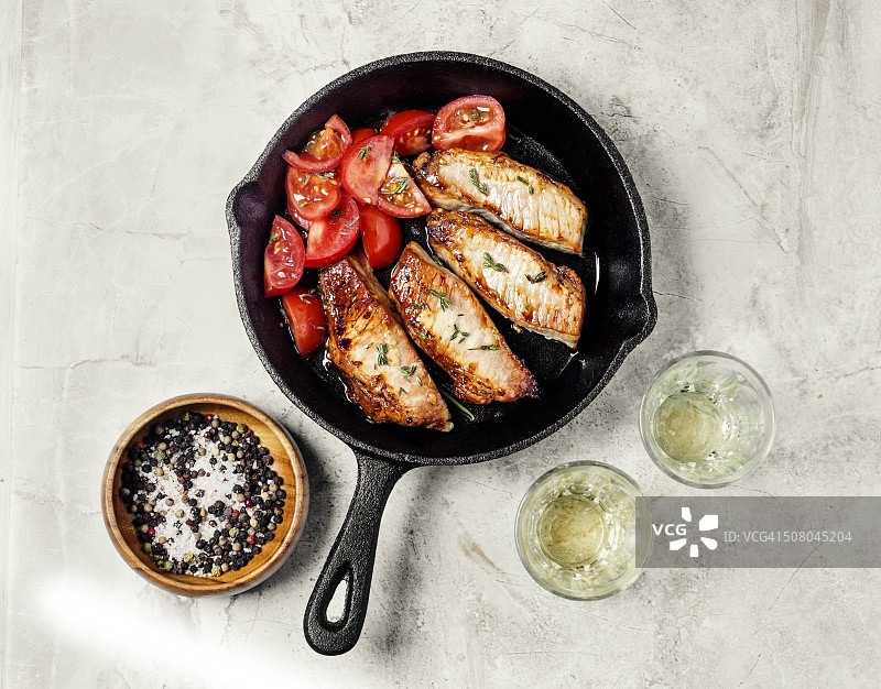 烤猪肉图片素材