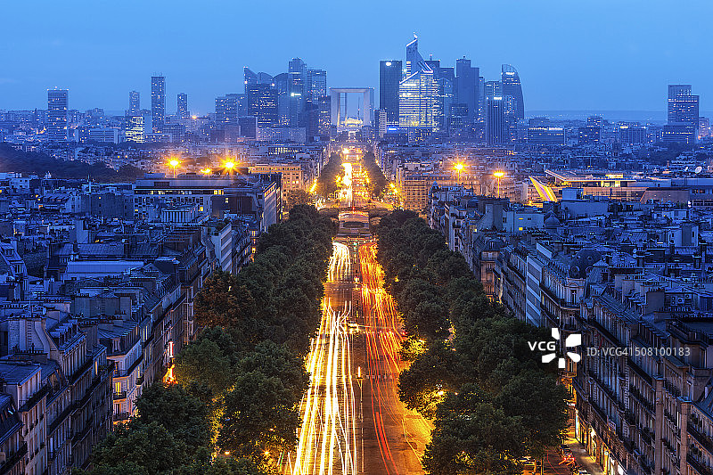 法国巴黎拉德芳斯金融区图片素材
