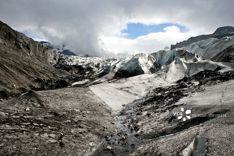 斯维纳菲尔斯冰川图片素材