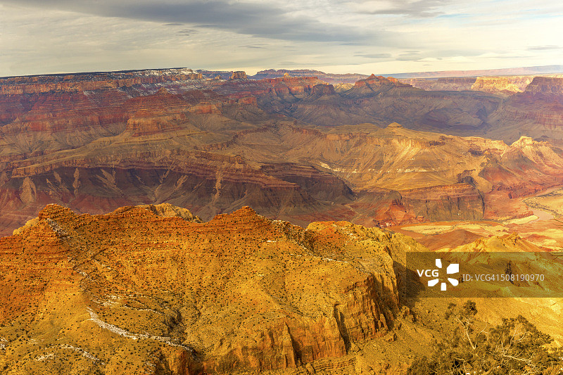 冬季的大峡谷图片素材