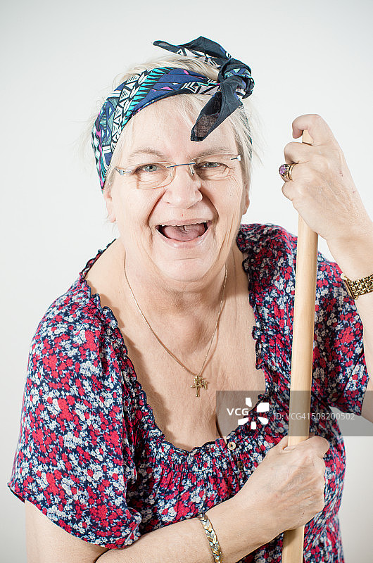 清洁女工图片素材