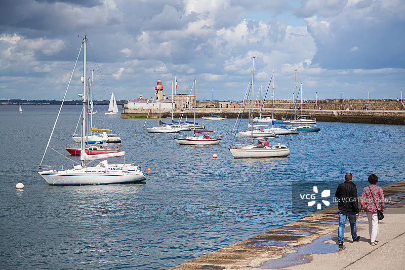 邓莱里码头图片素材