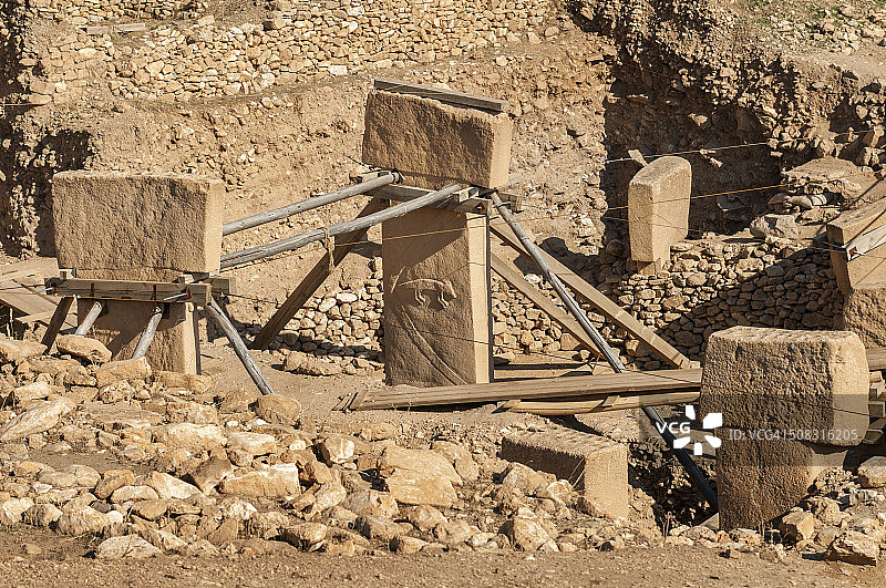 尚勒乌尔法哥贝克力石阵遗址。图片素材