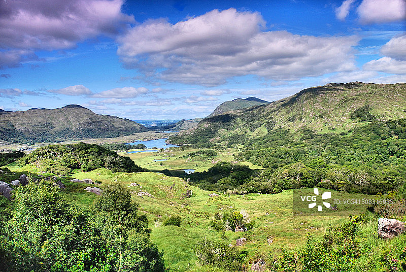 基拉尼湖群图片素材