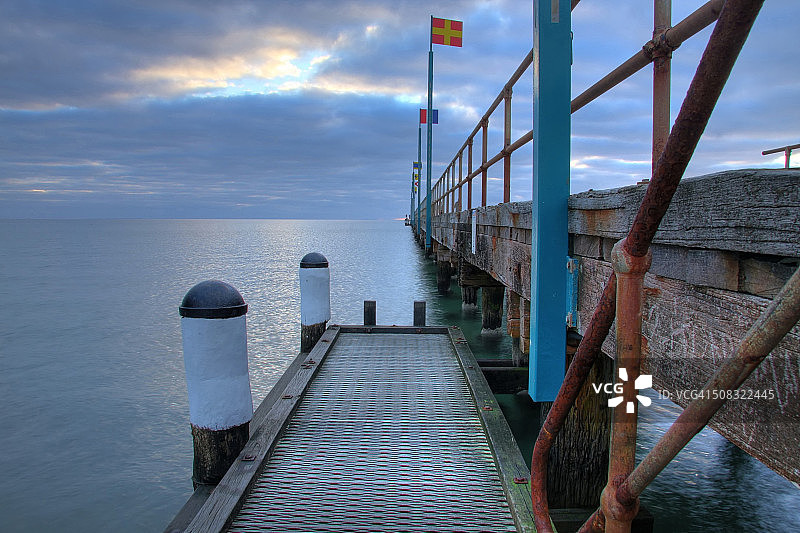 弗兰克斯顿码头图片素材