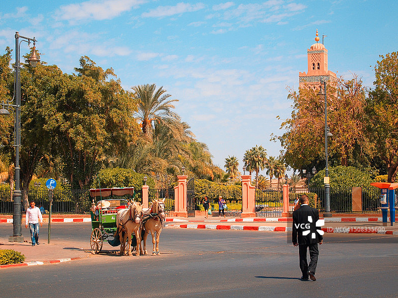 马拉喀什库图比亚花园图片素材