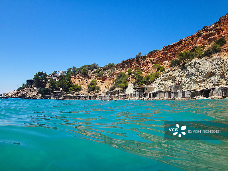 奥尔特海滩的蓝色海水图片素材