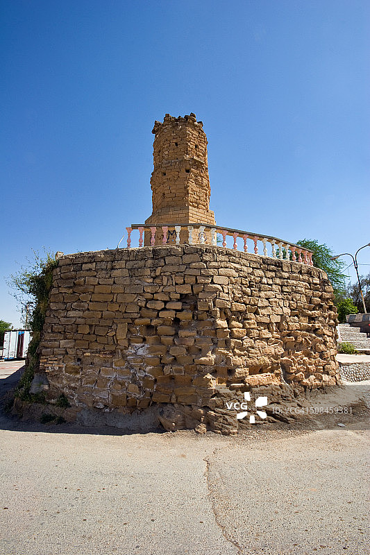 古代水位测量塔图片素材