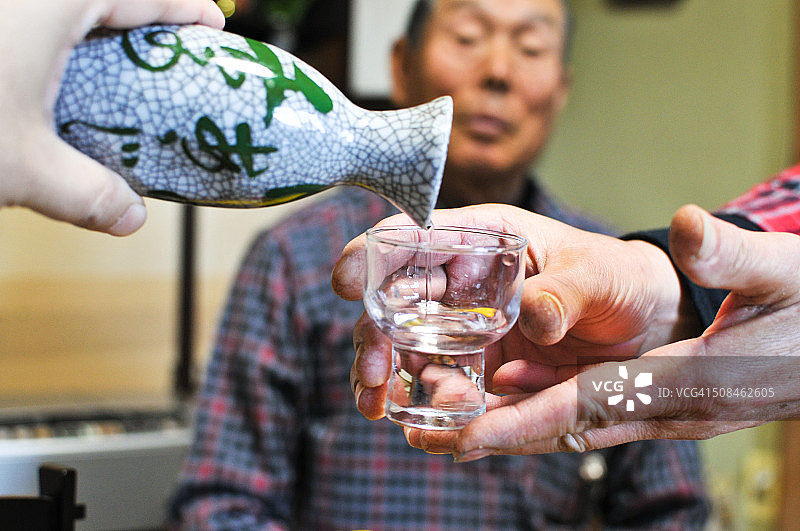 新年清酒图片素材