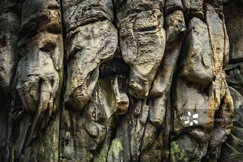 阿德尔斯帕赫斯卡尼岩石城图片素材