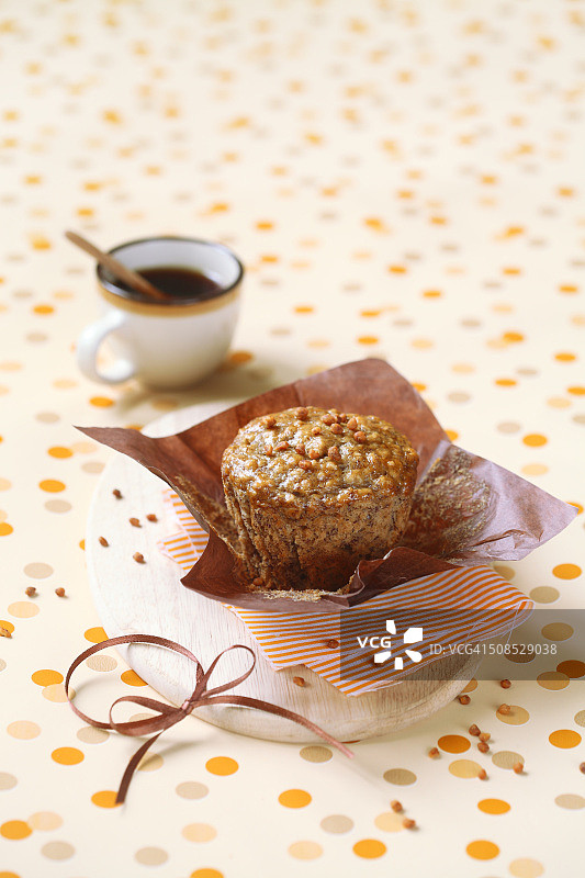 素食香蕉玛芬蛋糕图片素材
