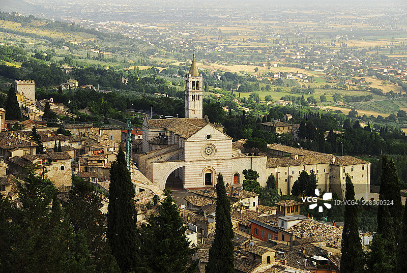 意大利阿西西古镇图片素材