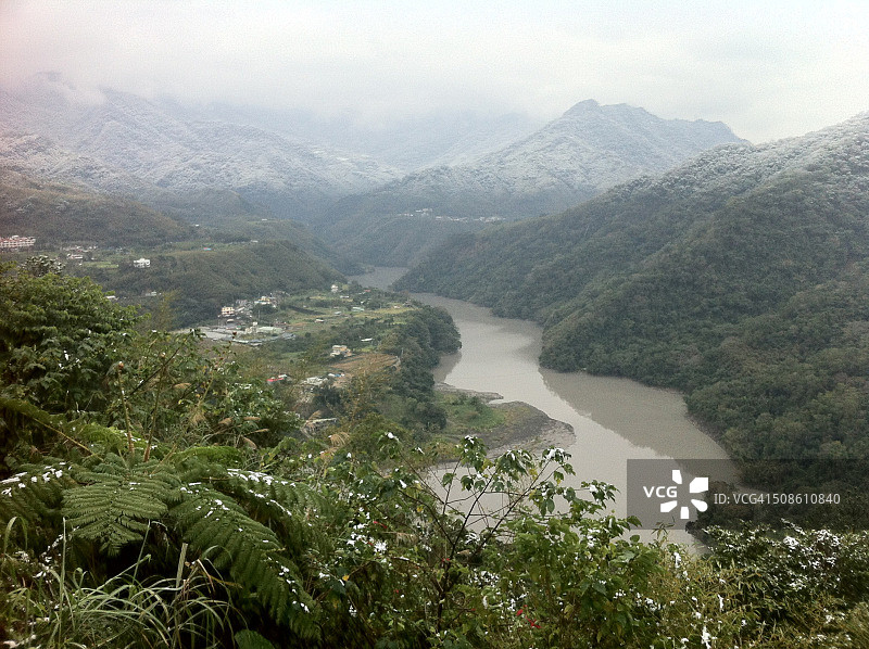 中国台湾桃园区鹅公髻山图片素材