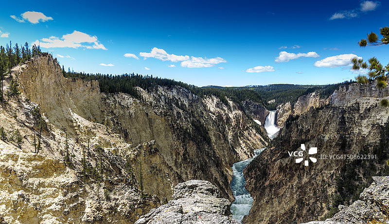 黄石峡谷风光图片素材