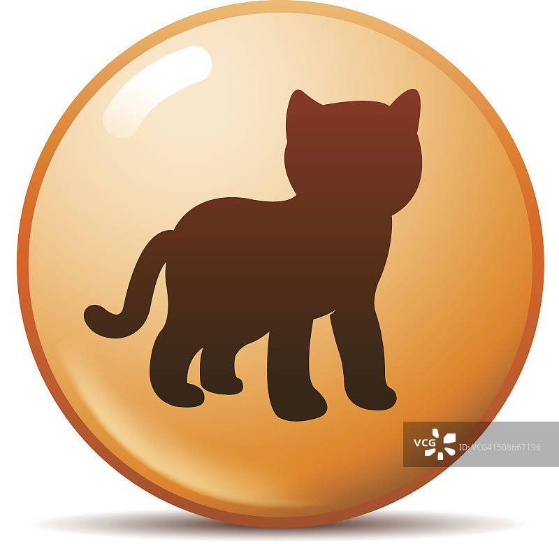 家猫按钮图片素材