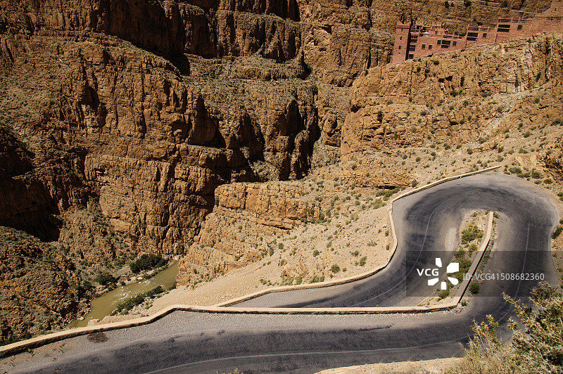 提兹恩提什卡山口，摩洛哥图片素材