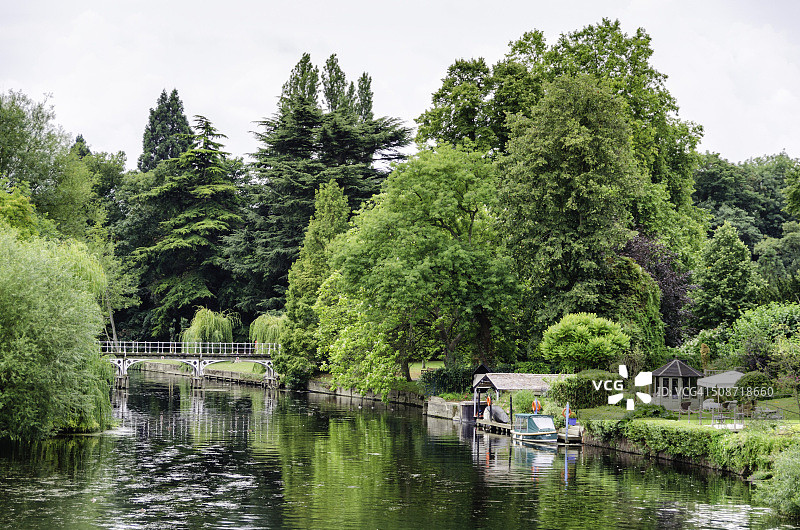 梅登黑德河畔风光图片素材