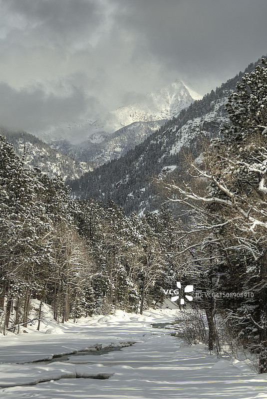 上阿尼马斯河山景图片素材