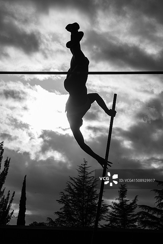 撑杆跳图片素材