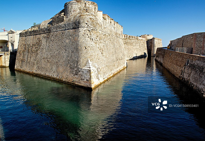 休达的皇家城墙图片素材