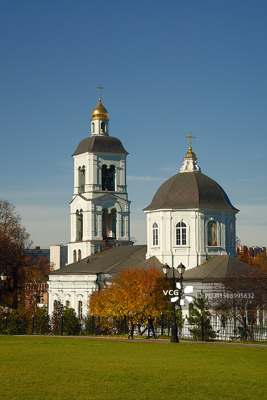莫斯科察里津诺圣母教堂图片素材