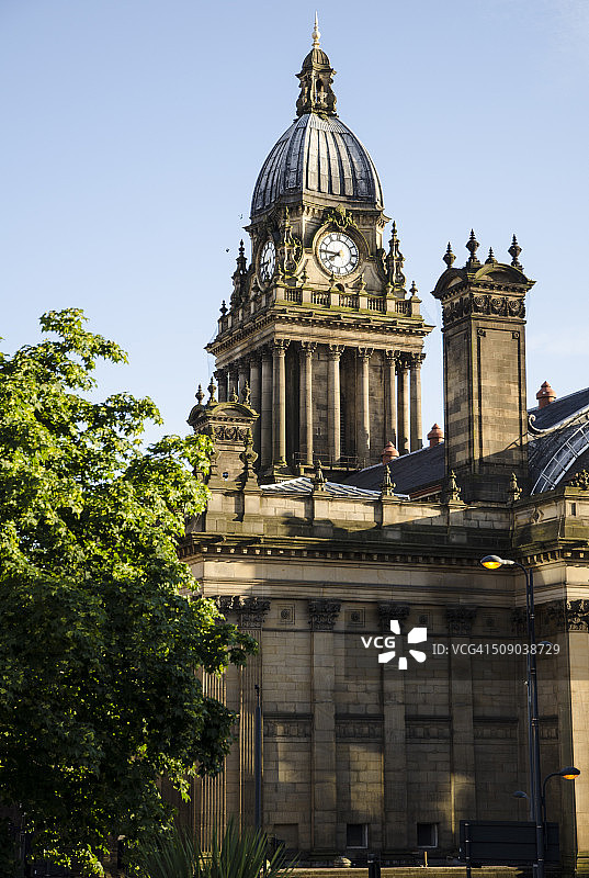 英格兰西约克郡利兹市政厅图片素材