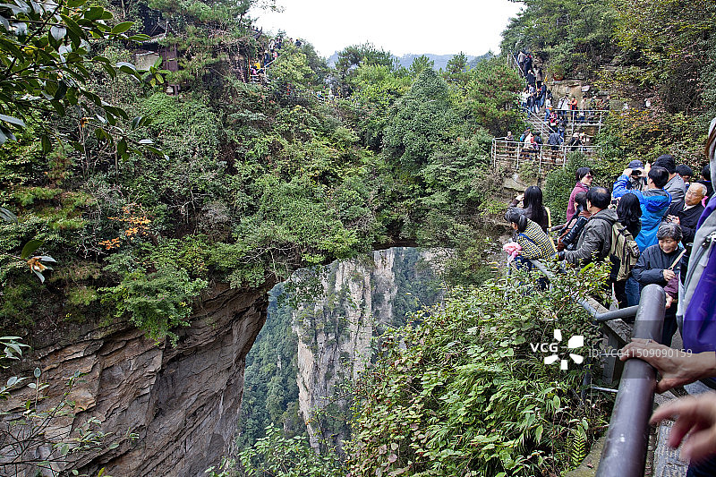 袁家界天下第一桥图片素材