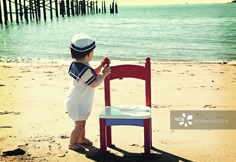 水手男孩图片素材