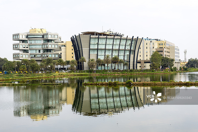 印度班加罗尔的现代建筑图片素材
