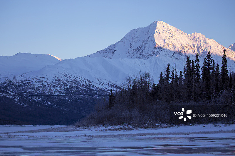 冬季山景图片素材