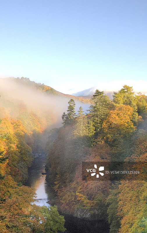皮特洛赫里高地珀郡的基利克兰基山口图片素材