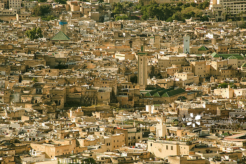 非斯古老的麦地那风光图片素材