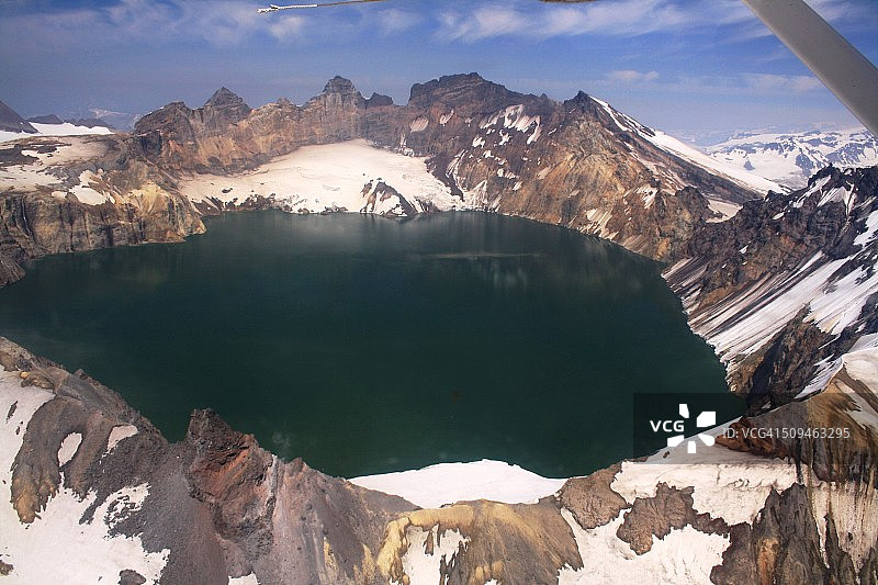卡特迈火山坑图片素材