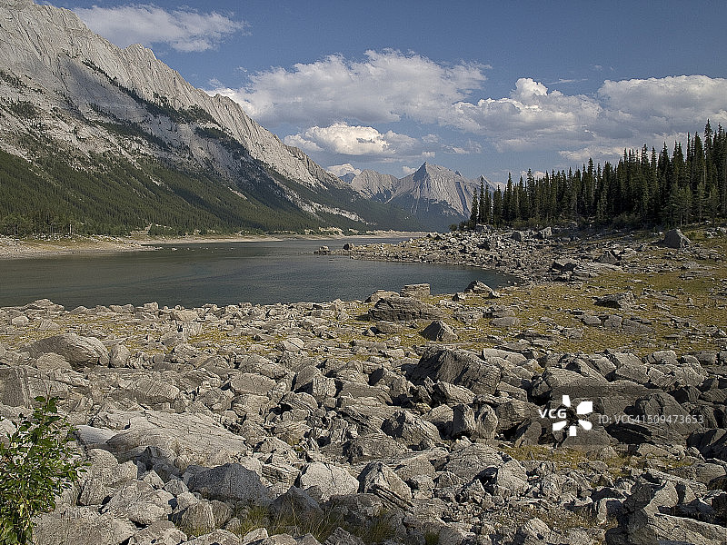 梅迪辛湖和贾斯珀国家公园图片素材