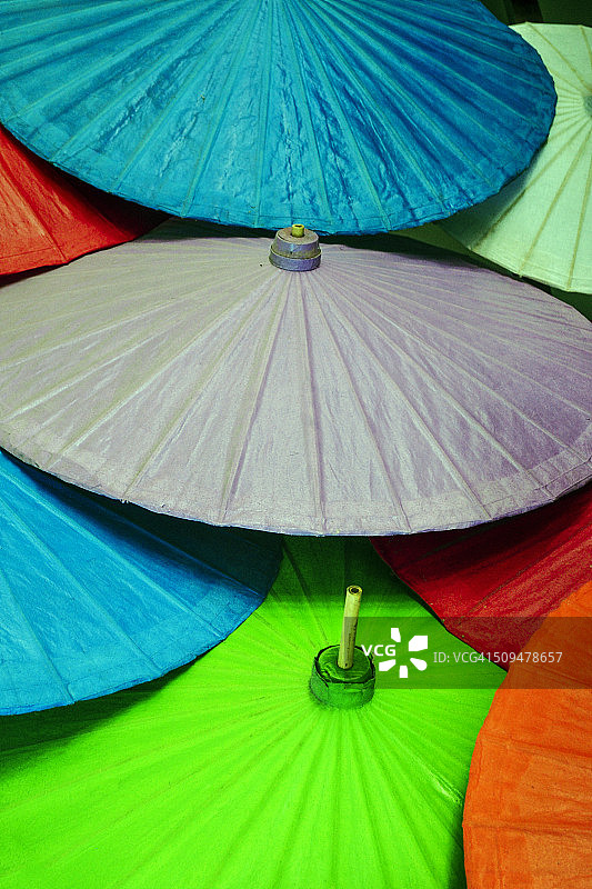 清迈的博桑伞村图片素材