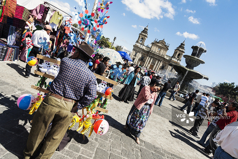 危地马拉城市宪法广场图片素材