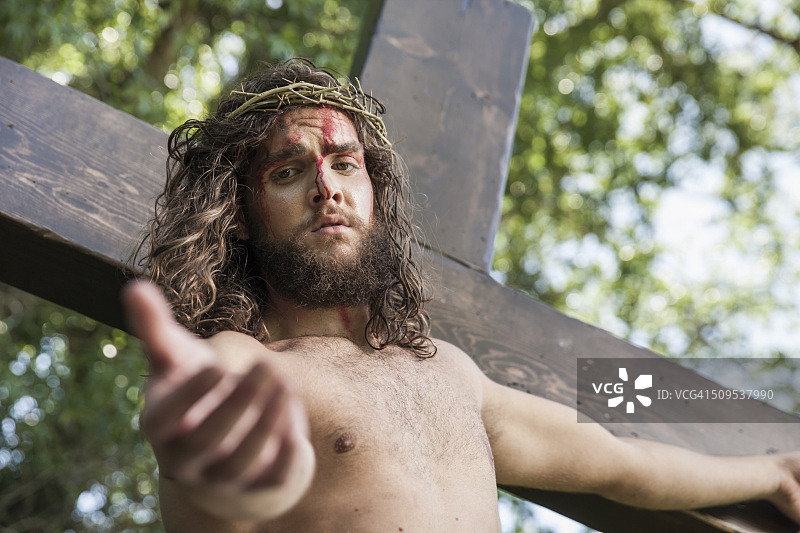 十字架上的基督图片素材