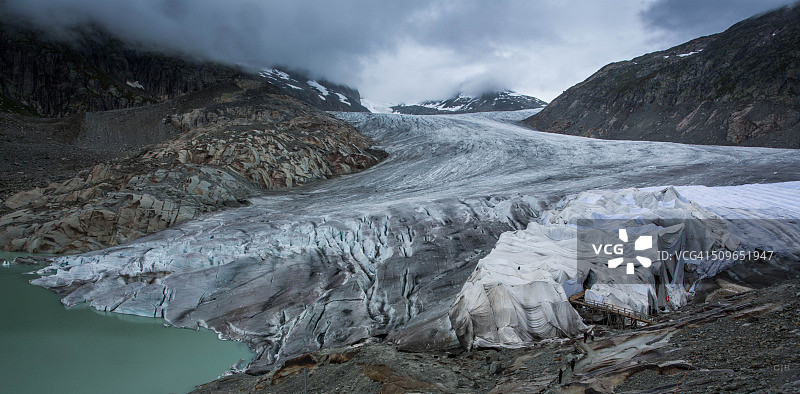 罗纳冰川美景图片素材