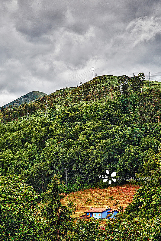 西班牙阿斯图里亚斯山脉图片素材