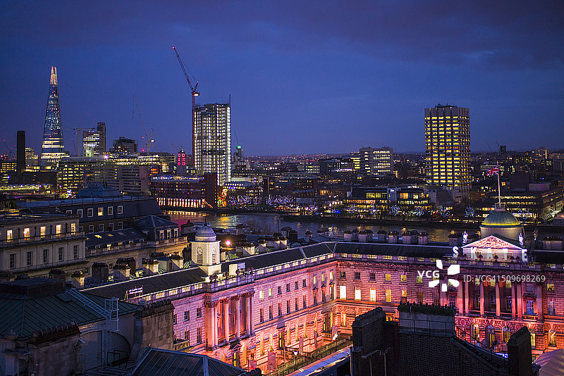 英国伦敦河岸街图片素材