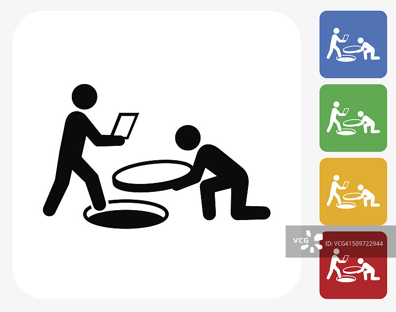 棘手的商业图标扁平图形设计图片素材