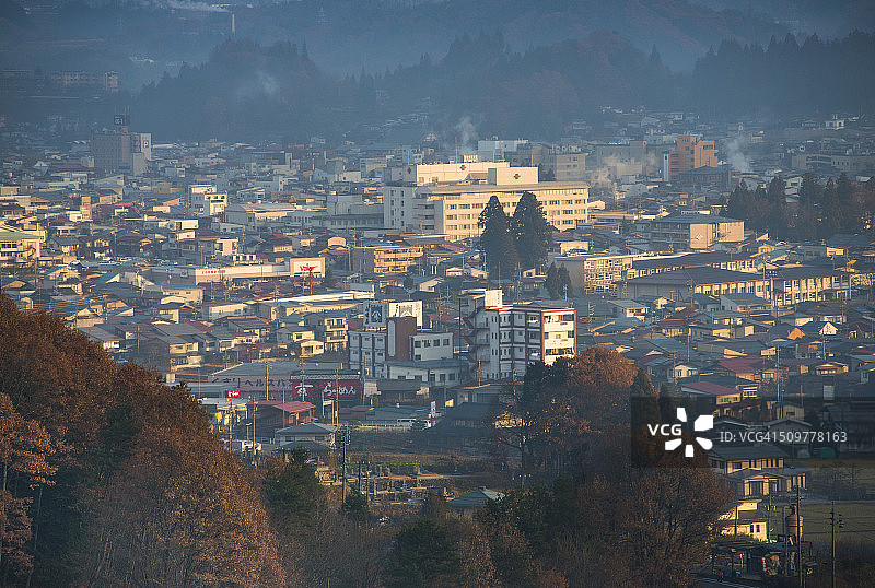 日本高山市风光图片素材