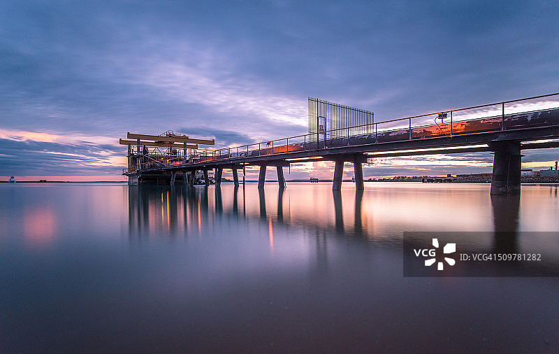 澳大利亚戈夫海域的铝管站图片素材