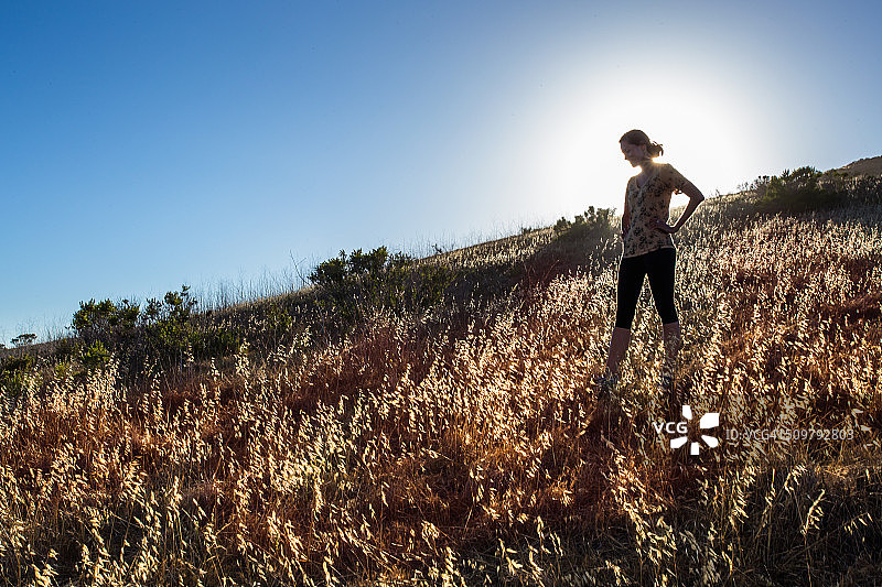 卡尤科斯沿海悬崖徒步图片素材