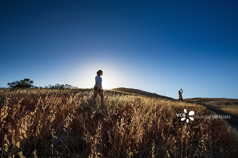 卡尤科斯沿海悬崖徒步图片素材